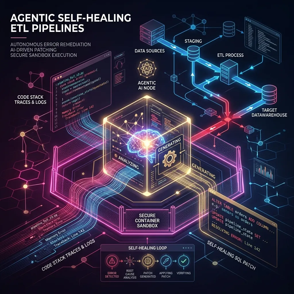 Agentic Self-Healing ETL Pipelines